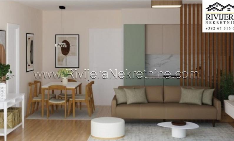 For sale is a newly built one-bedroom apartment in the Kava settlement of Tivat