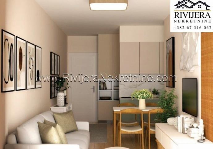 For sale is a newly built one-bedroom apartment in the Kava settlement of Tivat