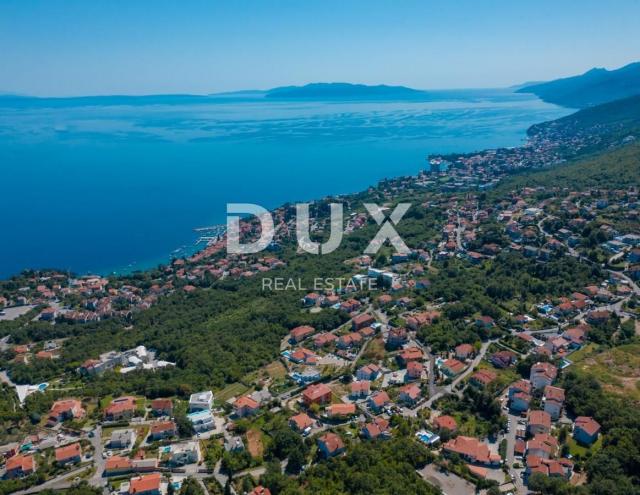 OPATiJA, POBRI- villa 500m2 s panoramskim pogledom na more i bazenom na krovu + okoliš 800m2