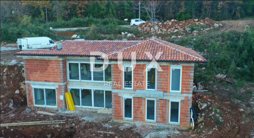 OPATIJA, LOVRAN, IKA- villa 220m2 s panoramskim pogledom na more i bazenom + uređena okućnica 1009m2