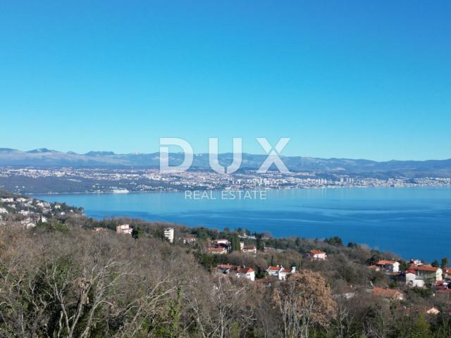 OPATIJA, LOVRAN, IKA- villa 220m2 s panoramskim pogledom na more i bazenom + uređena okućnica 1009m2