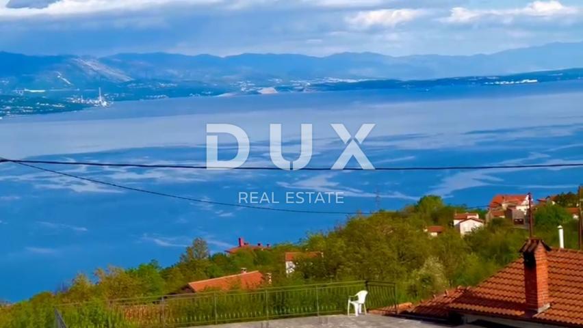 OPATIJA. BREGI- zemljište 1340m2 S GRAĐEVNOM DOZVOLOM!!! i s panoramskim pogledom na more za obitelj