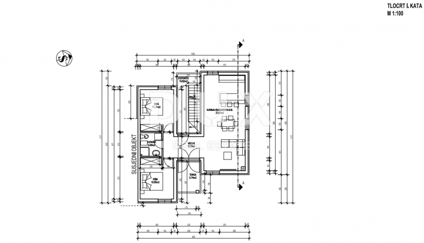 Apartment Čižići, Dobrinj, 71m2