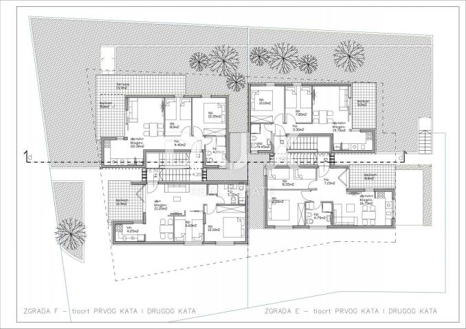 Apartment Umag, 45,35m2