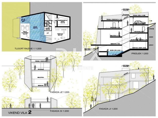 GORSKI KOTAR, FUŽINE - unique project in the heart of Gorski kotar, building plot 10,700 m2 for a co