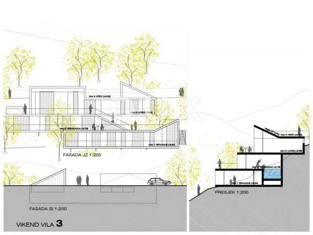 GORSKI KOTAR, FUŽINE - jedinstven projekt u srcu Gorskog kotara, građevinsko zemljište 2140 m2 sa pr