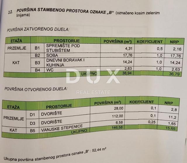 ISTRA, MEDULIN - Stan za renovaciju s 112m2 dvorišta i parkingom u centru