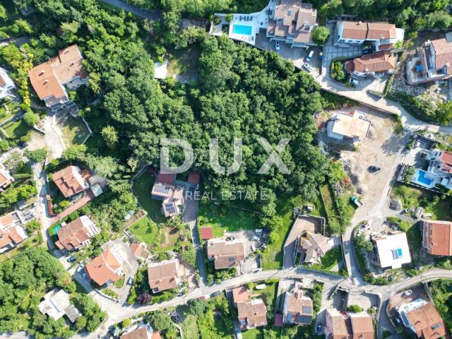 KASTAV, RUBEŠI- građevinsko zemljište 5300m2 s pogledom na more za stambenu zgradu– stanove/apartman