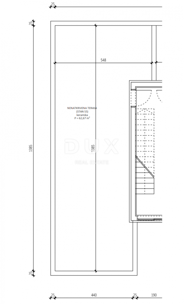 Apartment Maslenica, Jasenice, 79,33m2