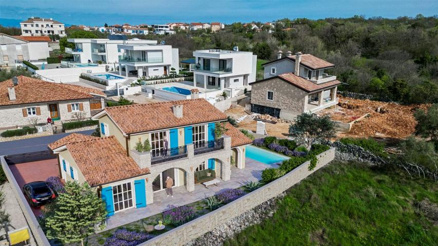 INSEL KRK, LINARDIĆI – Mediterrane Villa mit Swimmingpool