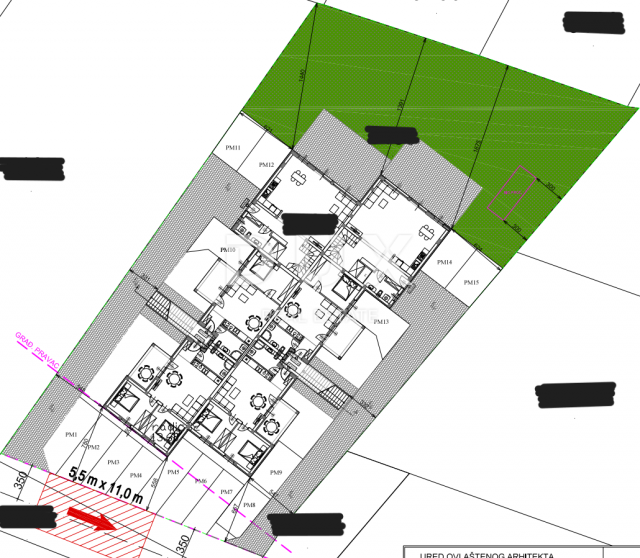 ZADAR, ZATON - Zweistöckiges Apartment mit privatem Pool und großem Garten! Neubau! A5