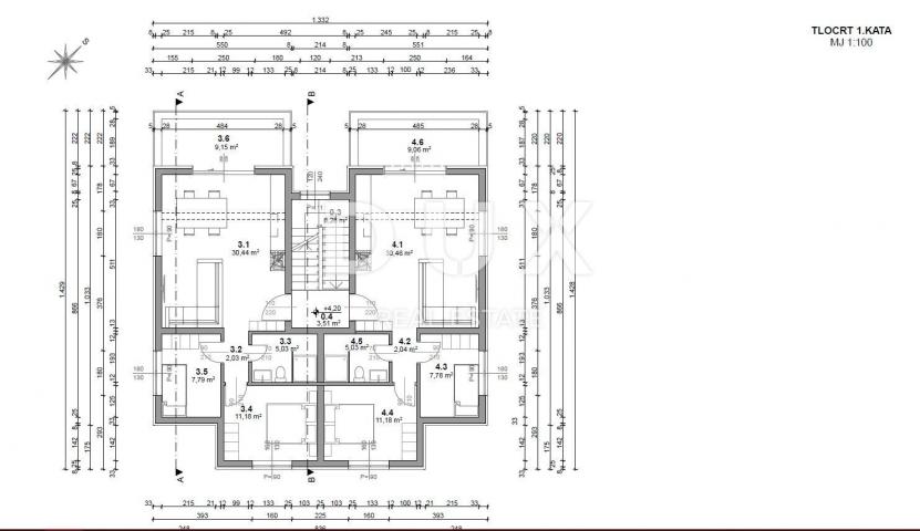 Wohnung Pag, 72m2