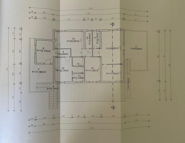 ISTRIEN, LABIN - Haus mit drei Wohneinheiten in verkehrsgünstiger Lage mit Panoramablick