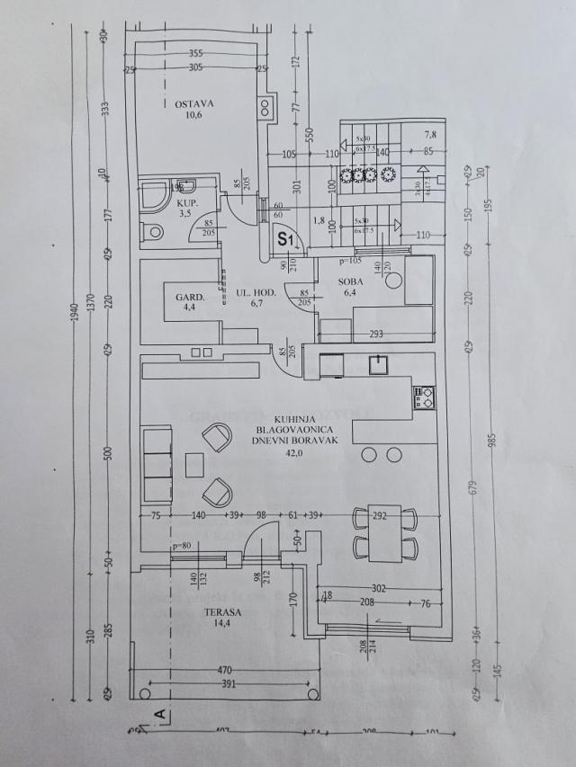 Wohnung Nova Veruda, Pula, 78m2