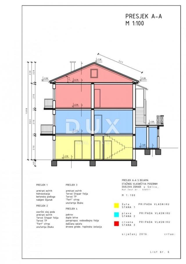 Wohnung Selce, Crikvenica, 73,59m2