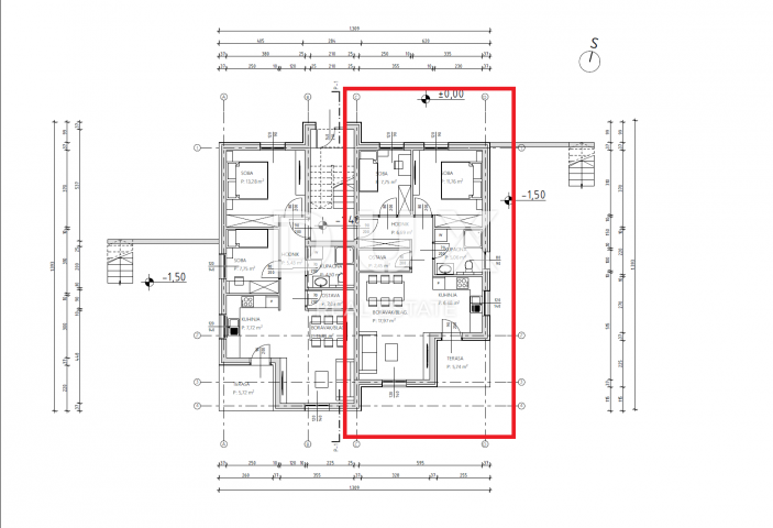 Apartment Srdoči, Rijeka, 60m2