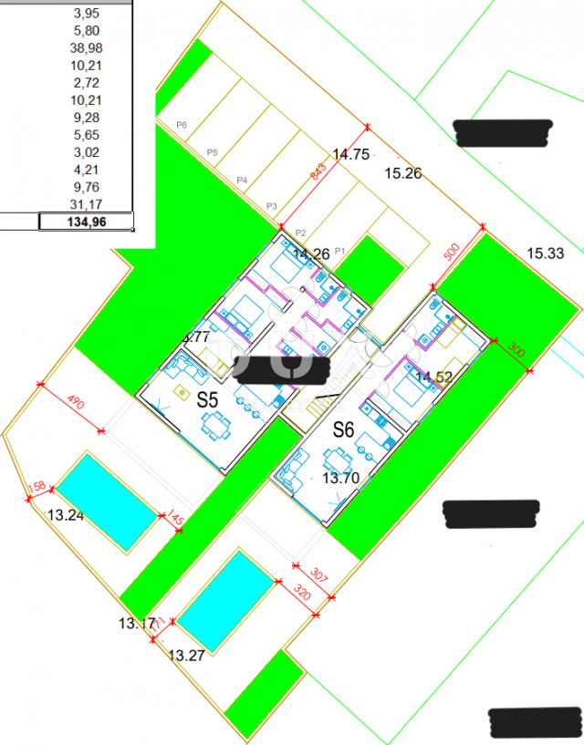 Wohnung Sukošan, 153,09m2