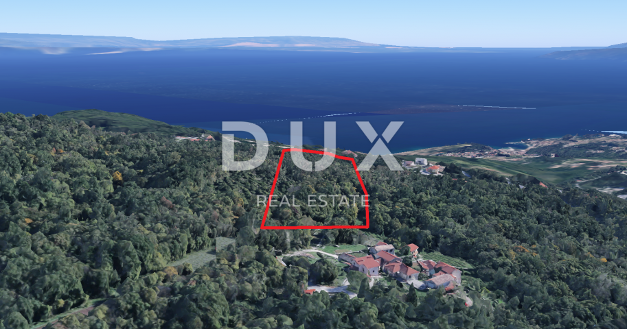 OPATIJA, VEPRINAC – Baugrundstück 600m2 mit Meerblick für Einfamilienhaus/Villa/Appartements/Haus zu