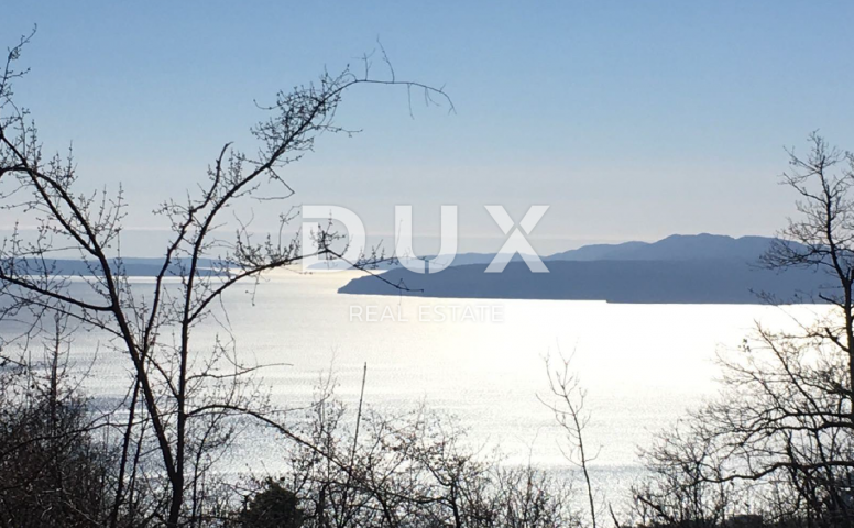 OPATIJA, VEPRINAC - building plot 600m2 with sea view for family house/ villa/ apartments/ house for