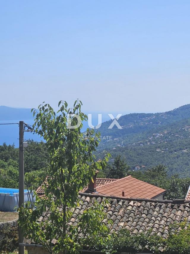 OPATIJA, VEPRINAC – Baugrundstück 600m2 mit Meerblick für Einfamilienhaus/Villa/Appartements/Haus zu