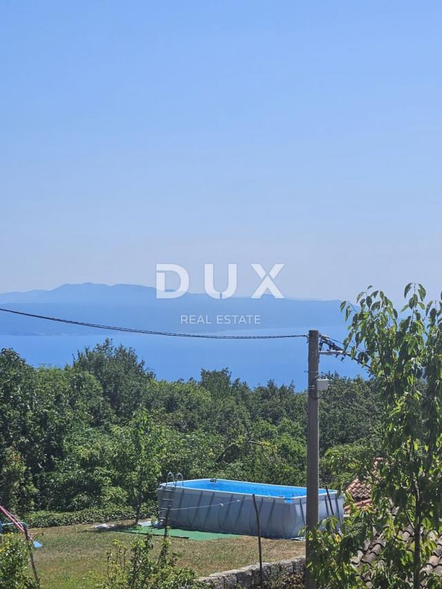 OPATIJA, VEPRINAC – Baugrundstück 2000m2 mit Meerblick für ein Einfamilienhaus/Villa/Appartements/Ha