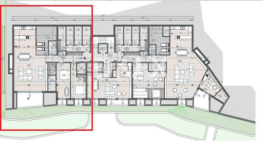 OPATIJA, ZENTRUM - Erdgeschosswohnung 147m2 mit Meerblick - A1