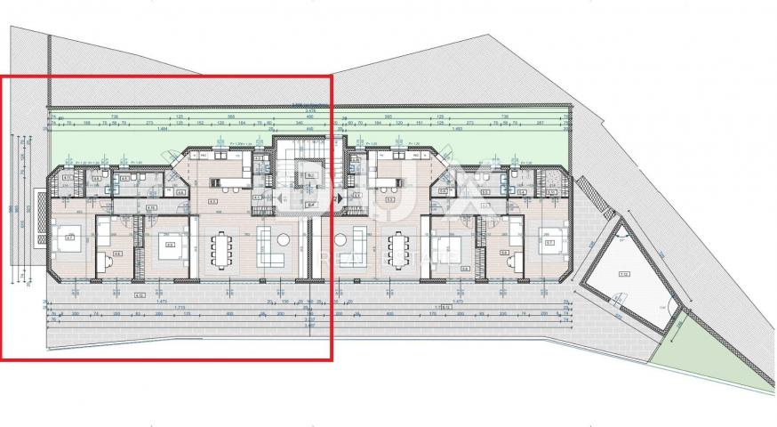 OPATIJA, CENTAR - stan visoko prizemlje 185m2 s panoramskim pogledom na more S1