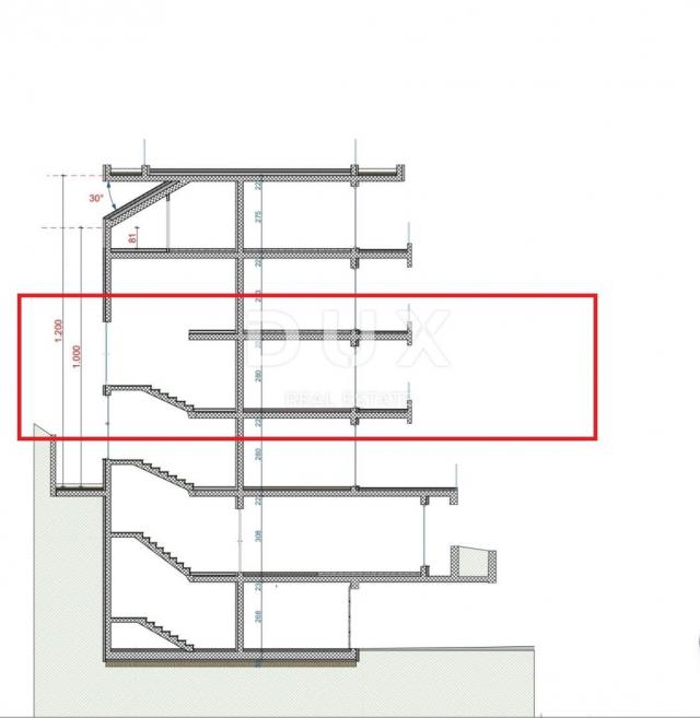 OPATIJA, ZENTRUM - Wohnung im 1. Stock 157m2 mit Panoramablick auf das Meer A3