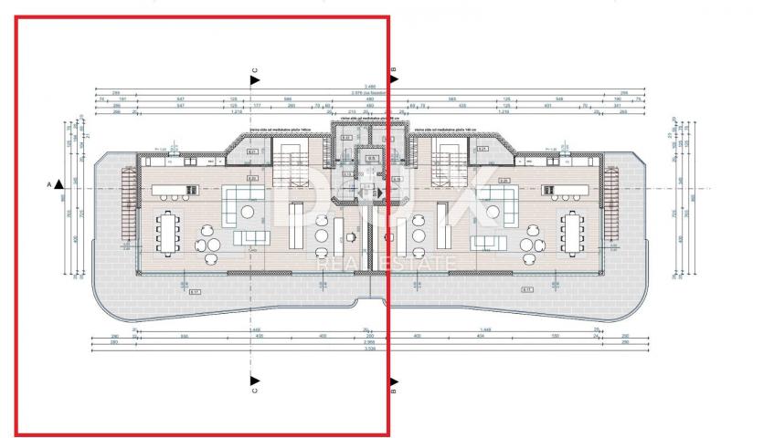 OPATIJA, CENTAR- dvoetažni penthouse 543m2 s panoramskim pogledom na more i krovnom terasom S2