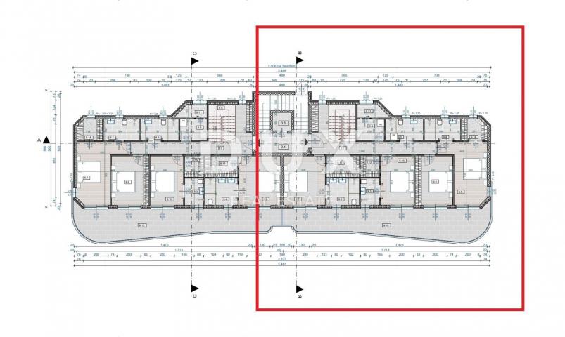 OPATIJA, ZENTRUM - zweistöckiges Penthouse 4333m2 mit Panoramablick auf das Meer und Dachterrasse S2