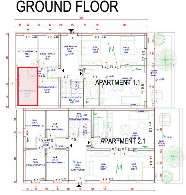 MALI LOŠINJ, NEREZINE - Schöne zweistöckige Wohnung, 80 m von der Bucht entfernt!