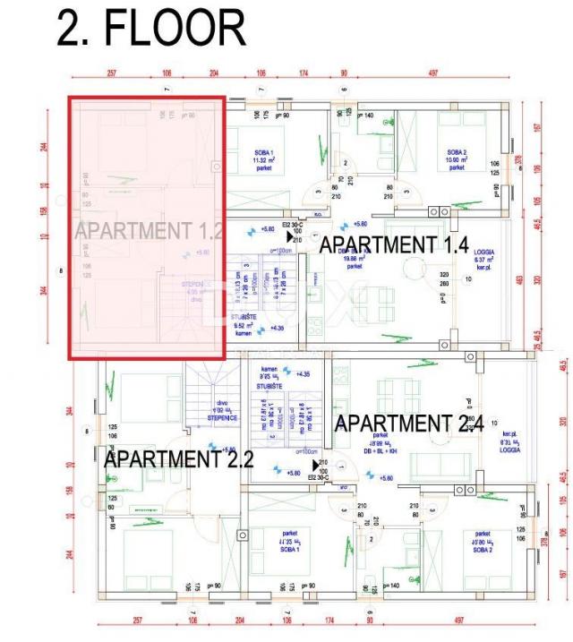 MALI LOŠINJ, NEREZINE - Prekrasan dvoetažni apartman, 80m od uvale!