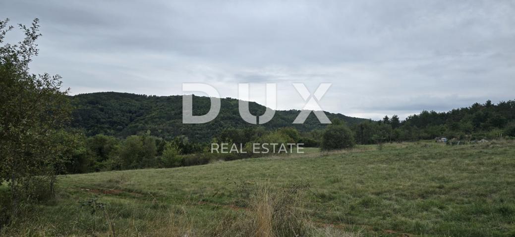 ISTRIA, GROŽNJAN - Building plot with panoramic view