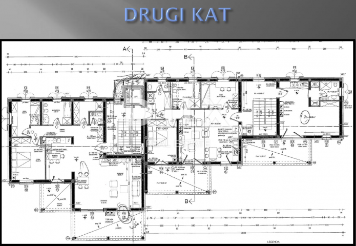 OPATIJA, JUŠIĆI – Baubeginn von 1250 m2 auf einem 1330 m2 großen Grundstück mit Meerblick