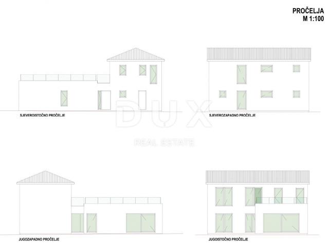 ISTRIA, BRTONIGLA - Land with building permit and panoramic view