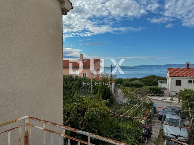 KOSTRENA, RIJEKA - Einfamilienhaus mit Garten und Meerblick, ruhige Straße, 400 m vom Meer entfernt