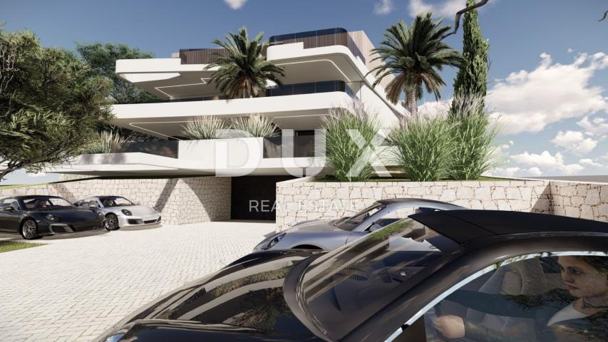 OPATIJA, LOVRAN - Wohnung in einem luxuriösen Neubau, 300 m vom Meer entfernt, Schwimmbad, Garage