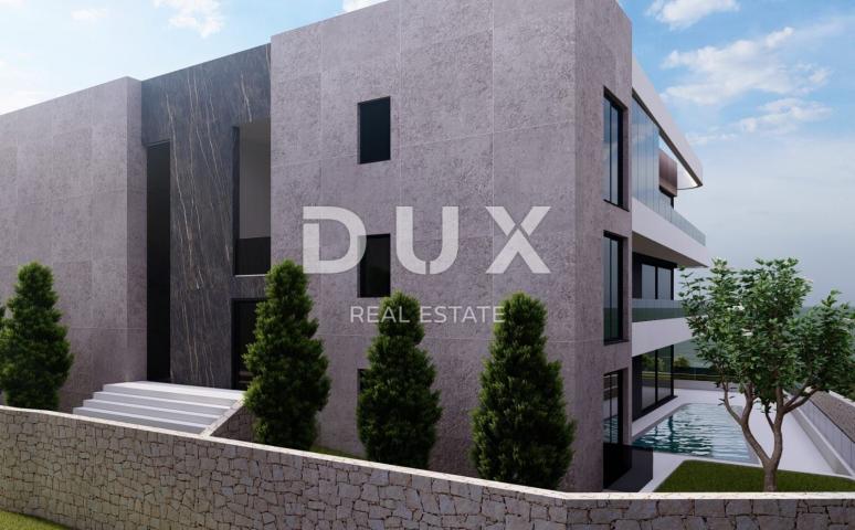 OPATIJA, LOVRAN - Wohnung in einem luxuriösen Neubau, 300 m vom Meer entfernt, Schwimmbad, Garage