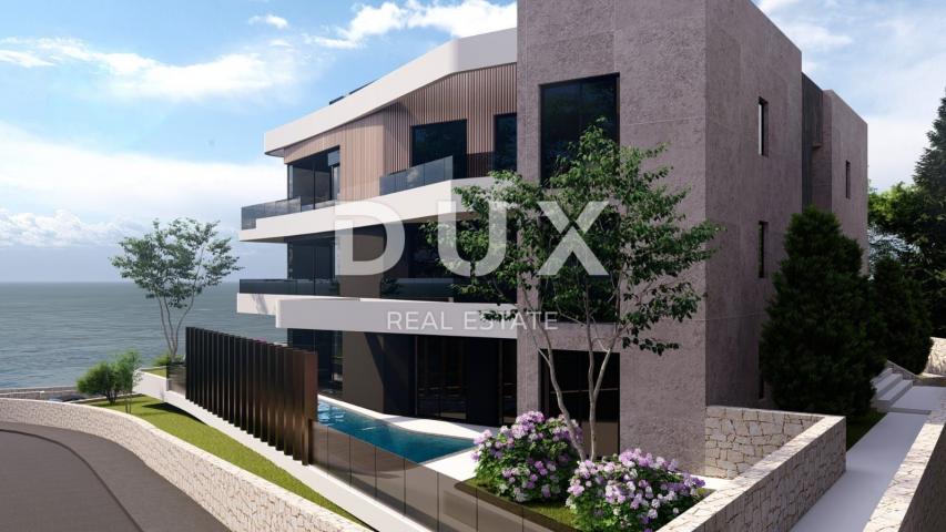 OPATIJA, LOVRAN - Wohnung in einem luxuriösen Neubau, 300 m vom Meer entfernt, Schwimmbad, Garage