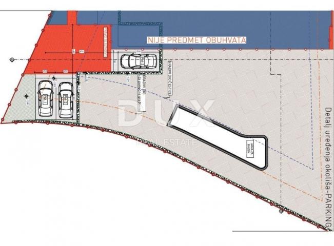 OPATIJA, LOVRAN - Wohnung in einem luxuriösen Neubau, 300 m vom Meer entfernt, Schwimmbad, Garage