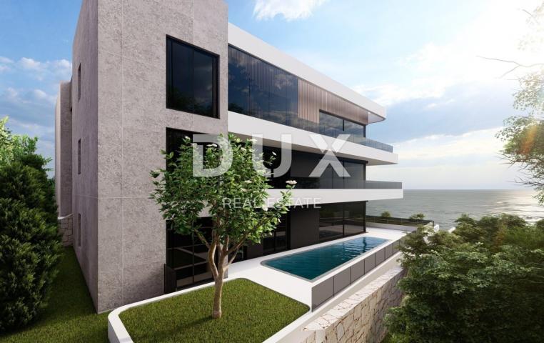 OPATIJA, LOVRAN - Wohnung in einem luxuriösen Neubau, 300 m vom Meer entfernt, Terrasse, Garage