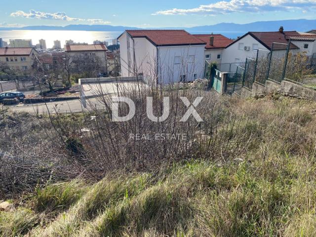 RIJEKA, TRSAT - BUILDING LAND WITH SEA VIEW FOR A FAMILY HOUSE IN A GREAT LOCATION!!! OPPORTUNITY!!!