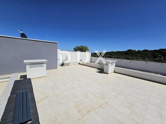 ISTRIEN, PREMANTURA - 2-Zimmer-Wohnung mit Dachterrasse und Blick auf das Meer