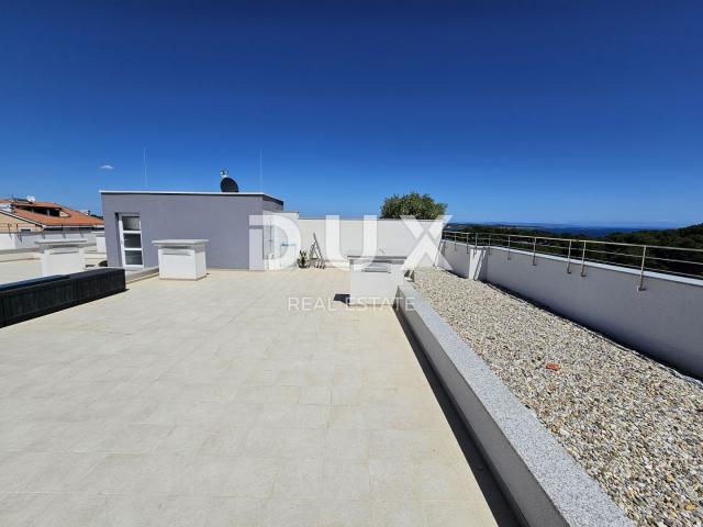 ISTRIEN, PREMANTURA - 2-Zimmer-Wohnung mit Dachterrasse und Blick auf das Meer