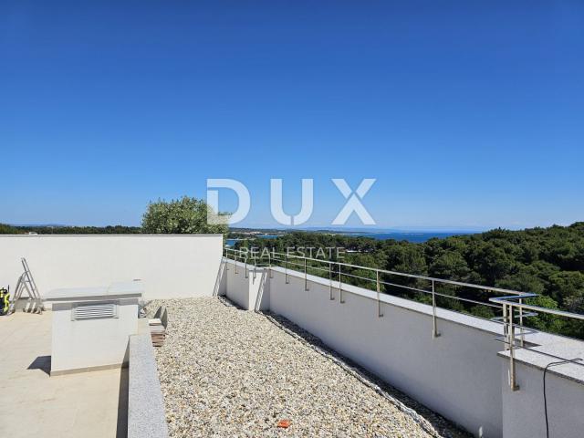 ISTRIEN, PREMANTURA - 2-Zimmer-Wohnung mit Dachterrasse und Blick auf das Meer