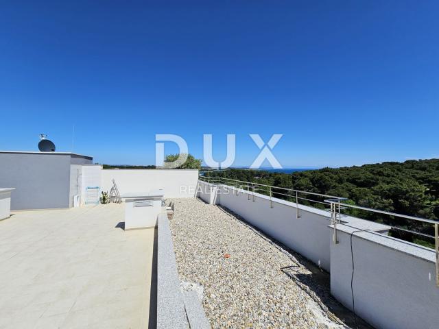 ISTRIEN, PREMANTURA - 2-Zimmer-Wohnung mit Dachterrasse und Blick auf das Meer