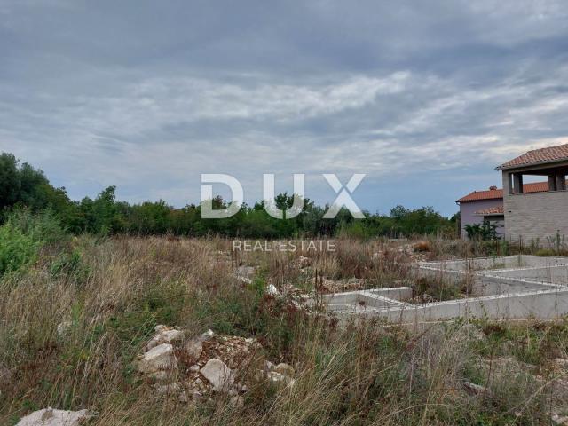 ISTRIA, RABAC, SURROUNDINGS - Land with building permit and construction started