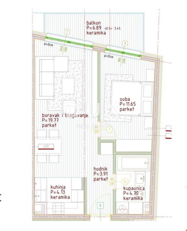 ISTRIEN, POREČ - Penthouse 55m2, Neubau 800m vom Meer entfernt!