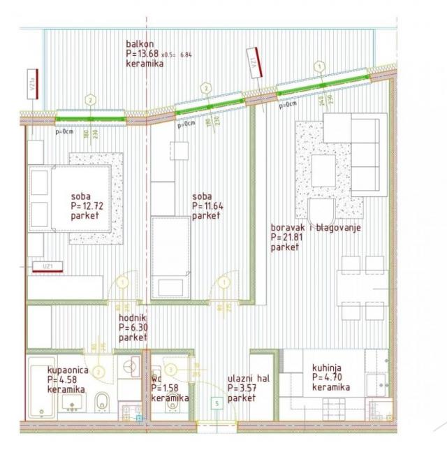 ISTRIEN, POREČ - Penthouse 84m2, Neubau 800m vom Meer entfernt!