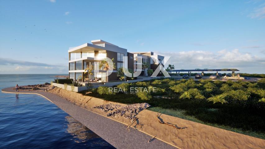 PRIVLAKA, ZADAR - S2 Luxury new building in the 1st row to the sea